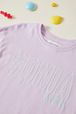 Girls - Sonia Rykiel logo Girl T-shirt, Lilac details view 1