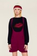 Women Maille - Women Sleeveless Milano Short Dress, Fuchsia front worn view