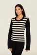 Women Raye - Women Jane Birkin Sweater, Black/white details view 1