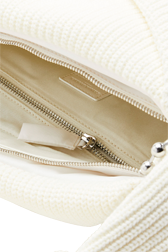 Women - Camera Demi-Pull medium knit bag, Cream details view 2