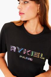 T-shirt rykiel Noir vue de détail 2