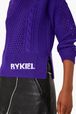 Women - Purple Wool Twisted Sweater, Purple details view 2
