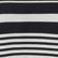 Bicolored Striped Iconic Sweater, Black/white 