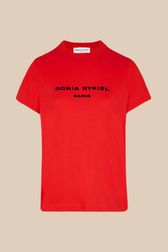 Women - Sonia Rykiel T-shirt, Red front view