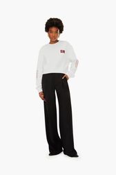 Women - SR Crop Sweatshirt, White details view 2