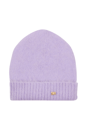 Women Maille - Women Mohair Beanie, Lilac front view