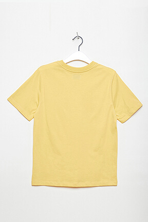 Girls Solid - BONTON x Sonia Rykiel Printed Cotton Girl Oversized T-shirt, Yellow details view 4