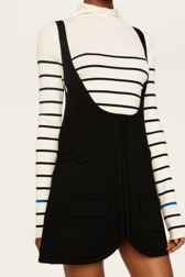 Women Maille - Women Sleeveless Milano Short Dress, Black details view 2