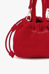 Women - Women Velvet Bag, Red details view 1
