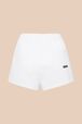 Women - Shorts with Rykiel Red Mouth, White back view