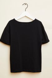 Girls - Sonia Rykiel logo Girl T-shirt, Black back view
