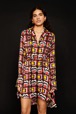 Women Printed - May 68 Short Dress, Multico crea front worn view