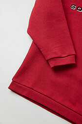 Girls Solid - Girl Round Neck Sweatshirt, Burgundy details view 3