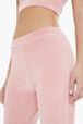 Women - Women Velvet Flare Pants, Pink details view 1